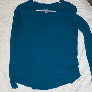 Blue long sleeve shirt